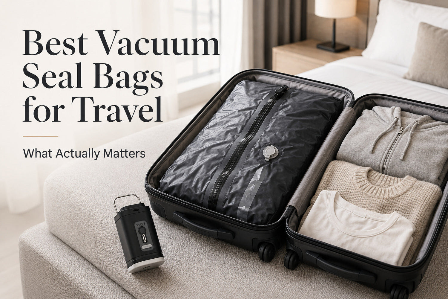 Best Vacuum Seal Bags for Travel: What Actually Matters