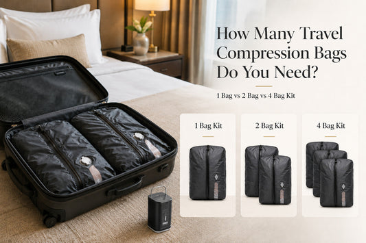 How Many Travel Compression Bags Do You Need? 1 vs 2 vs 4 Bag Kit