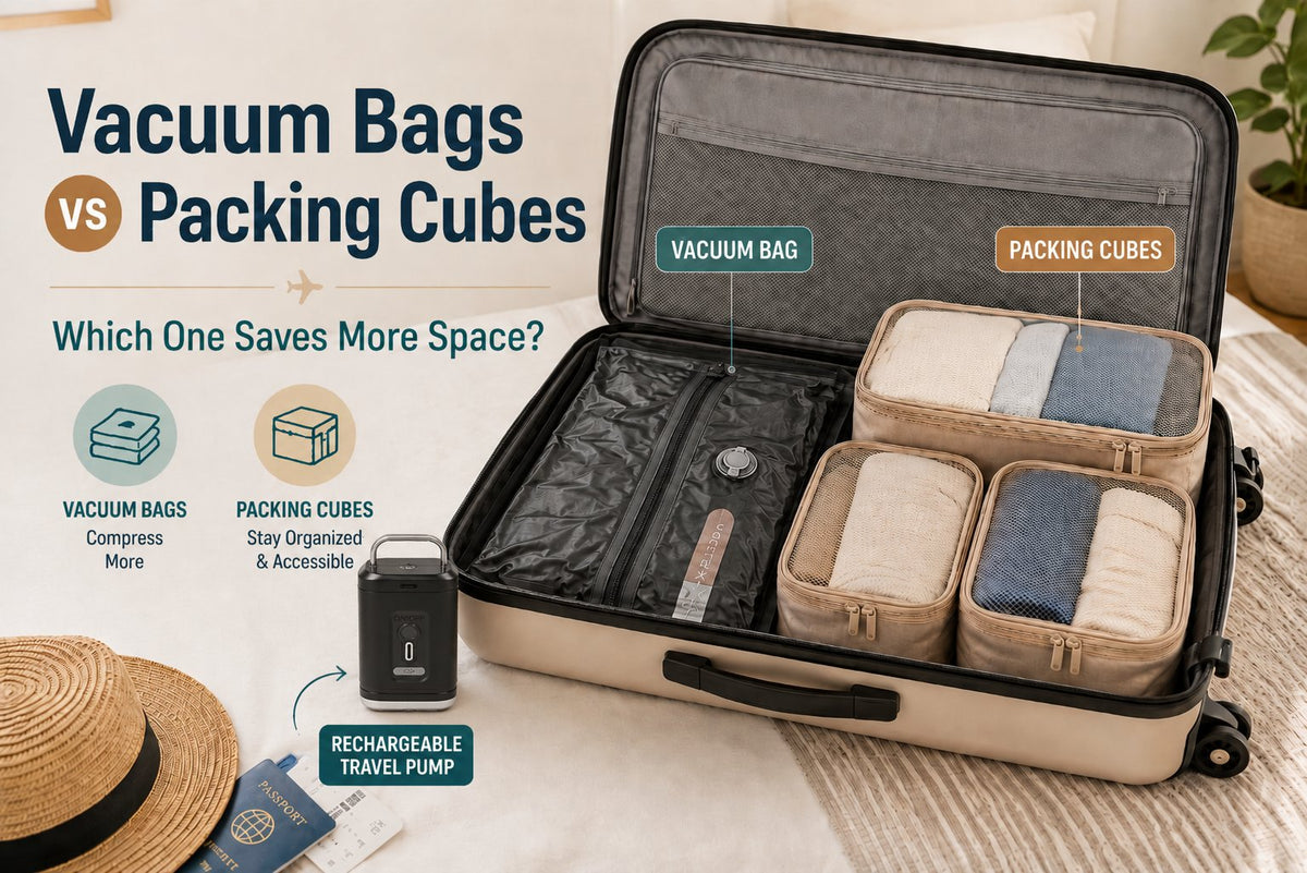 Vacuum Bags vs Packing Cubes for Travel: Which Is Better?