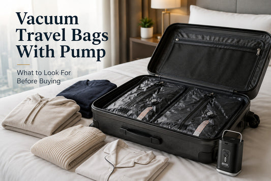 Vacuum Travel Bags With Pump: What to Look For Before Buying