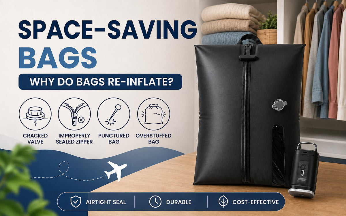 Why Space Saver Bags Puff Back Up (And How to Avoid It)