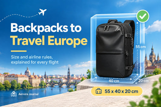 Backpacks to Travel Europe: Size and Airline Rules (2026)