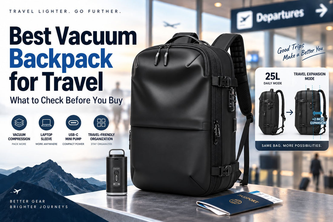 Best Vacuum Backpack for Travel: What to Check First
