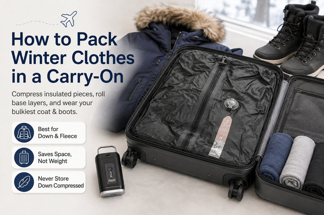 How to Pack Winter Clothes in a Carry-On Without Checking