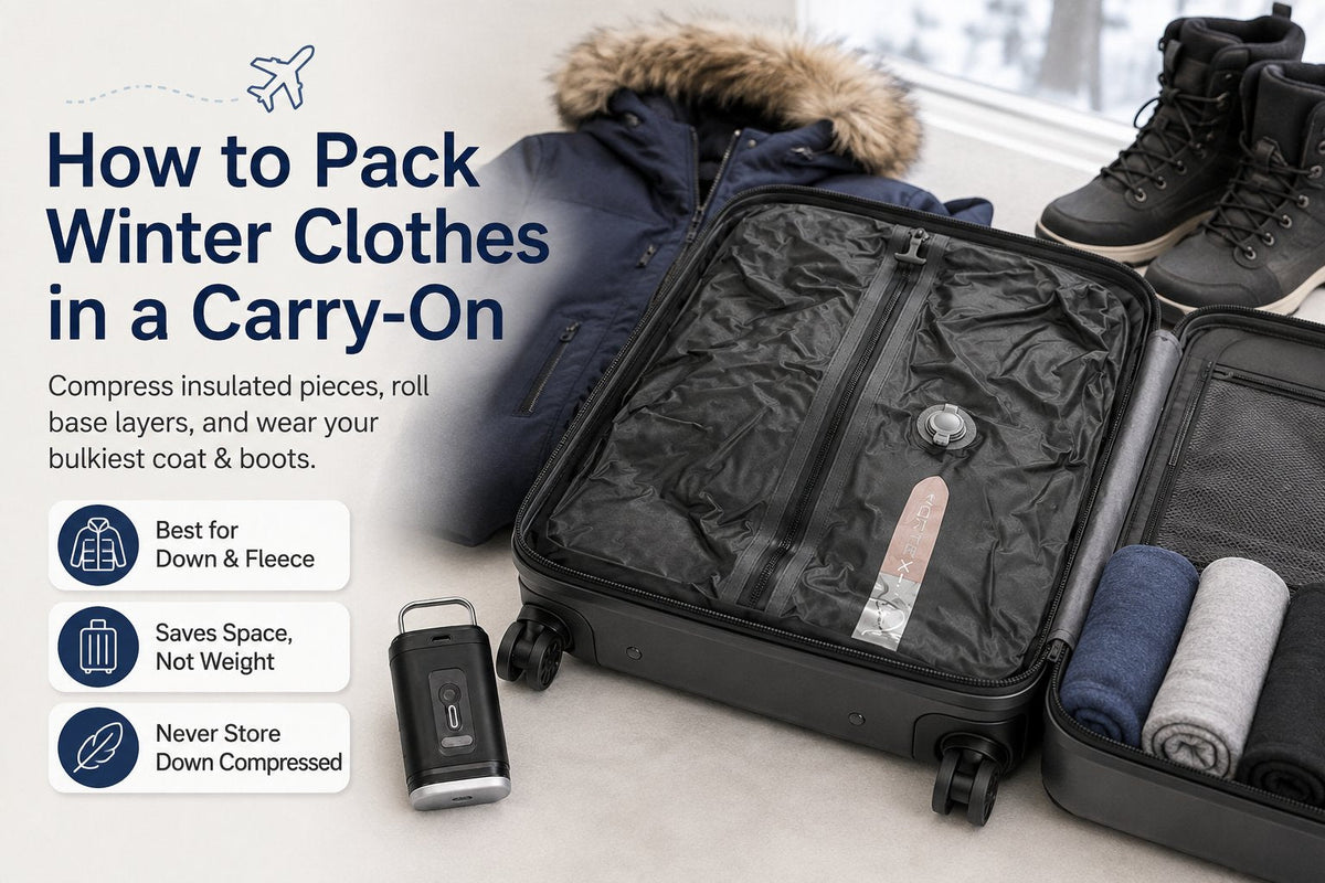 How to Pack Winter Clothes in a Carry-On Without Checking