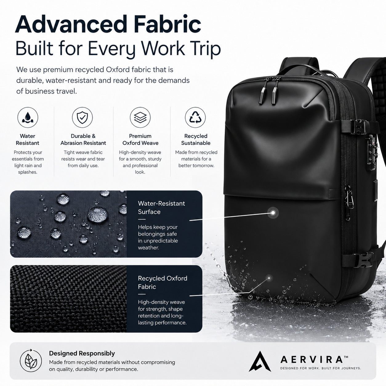 Aervira™ AeroPack 60L Vacuum Compression Backpack