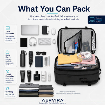 Aervira™ AeroPack 60L Vacuum Compression Backpack