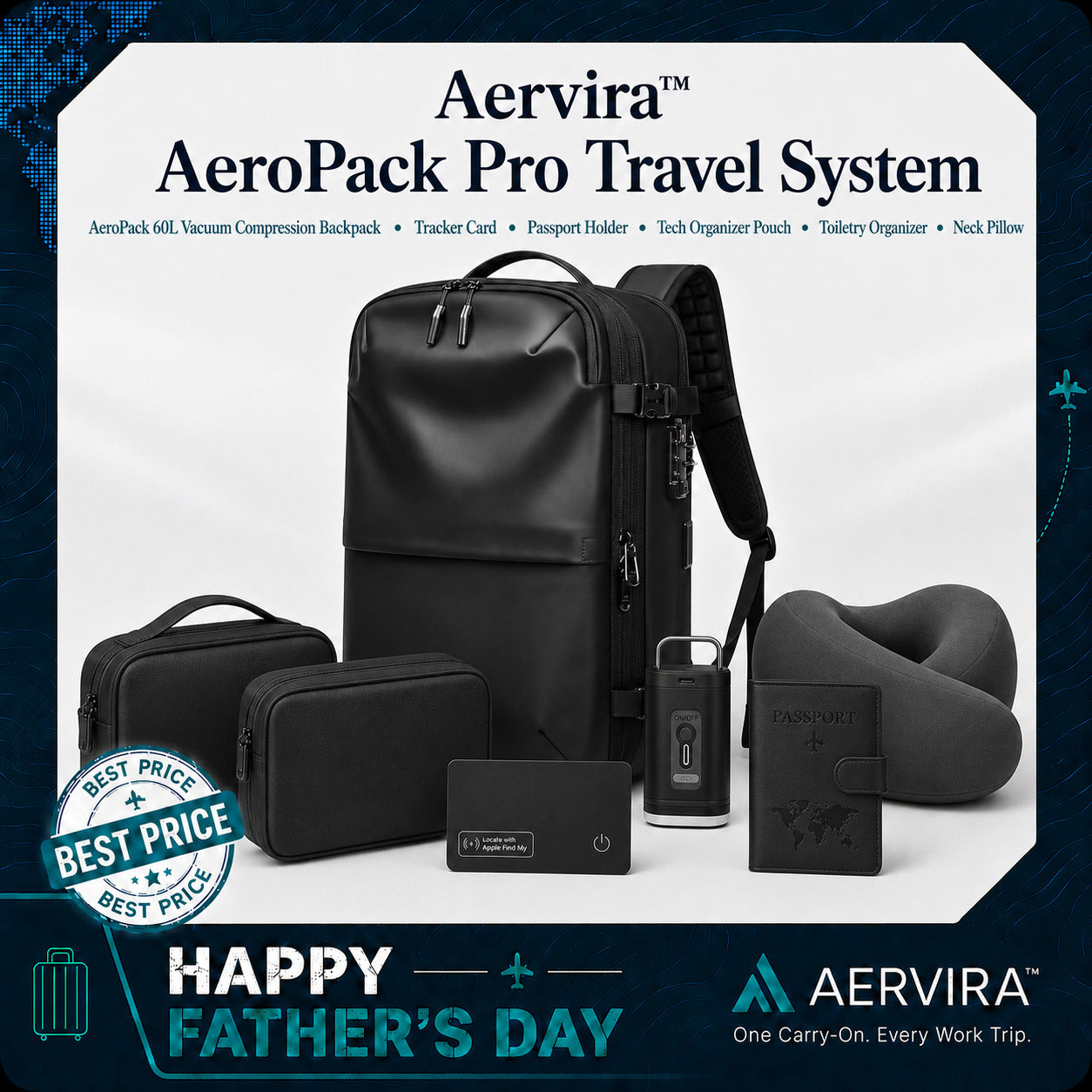 Aervira™ AeroPack Pro Travel System