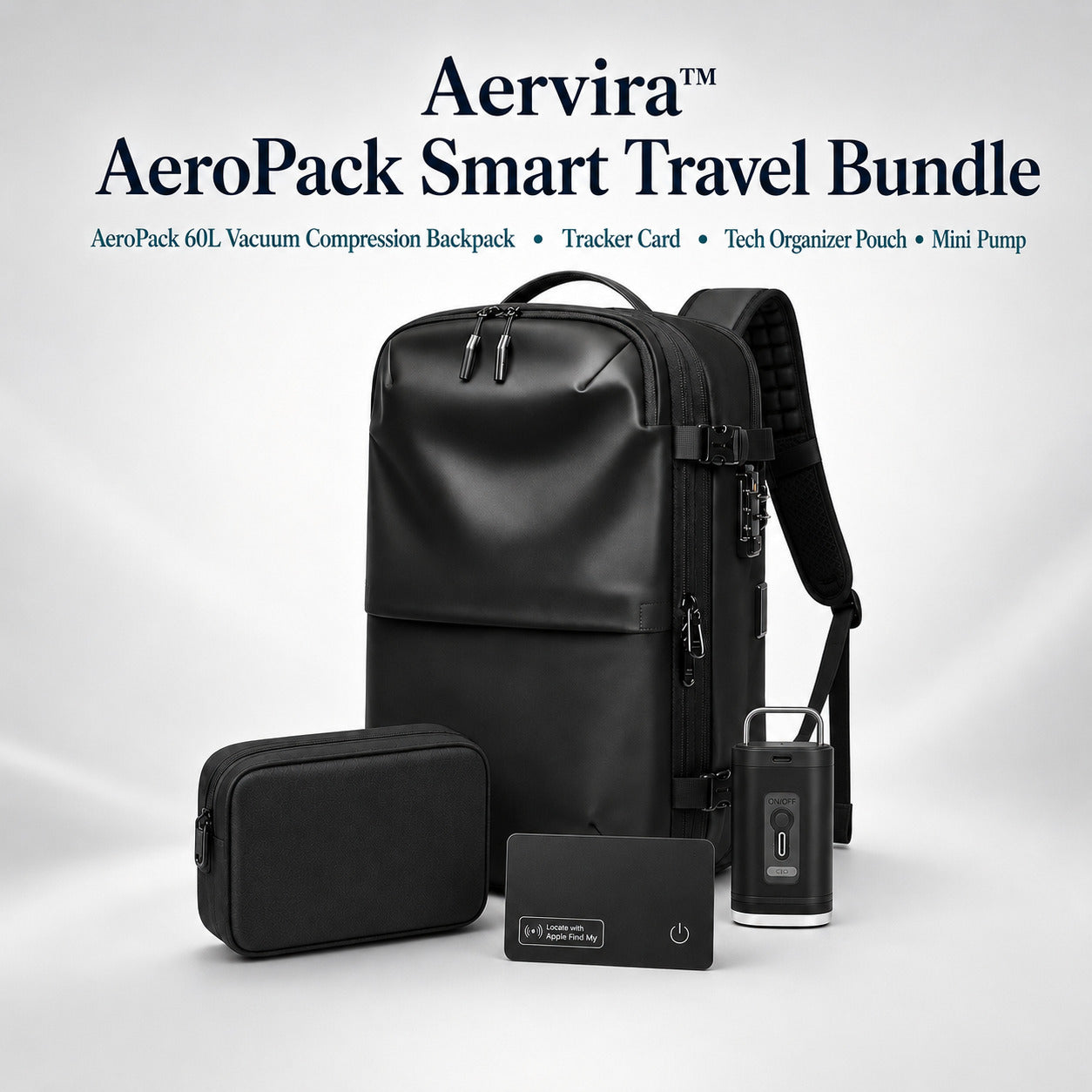 Aervira™ AeroPack Smart Travel Bundle
