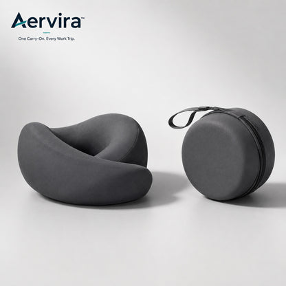 Aervira™ Memory Foam Travel Neck Pillow