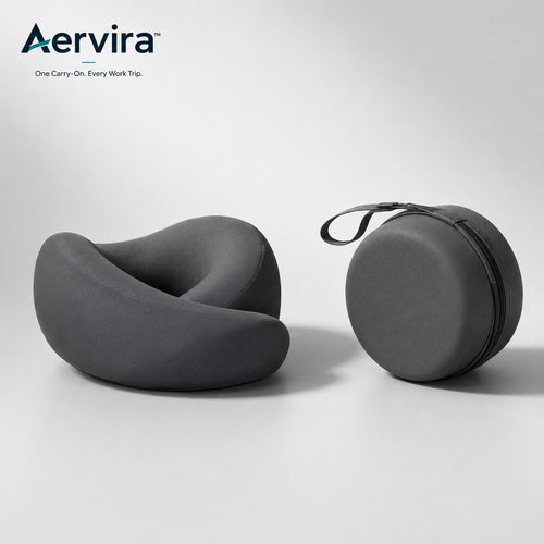 Aervira™ Memory Foam Travel Neck Pillow