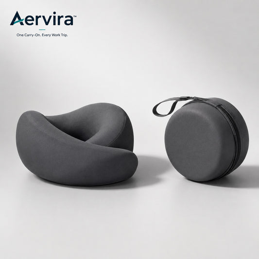 Aervira™ Memory Foam Travel Neck Pillow