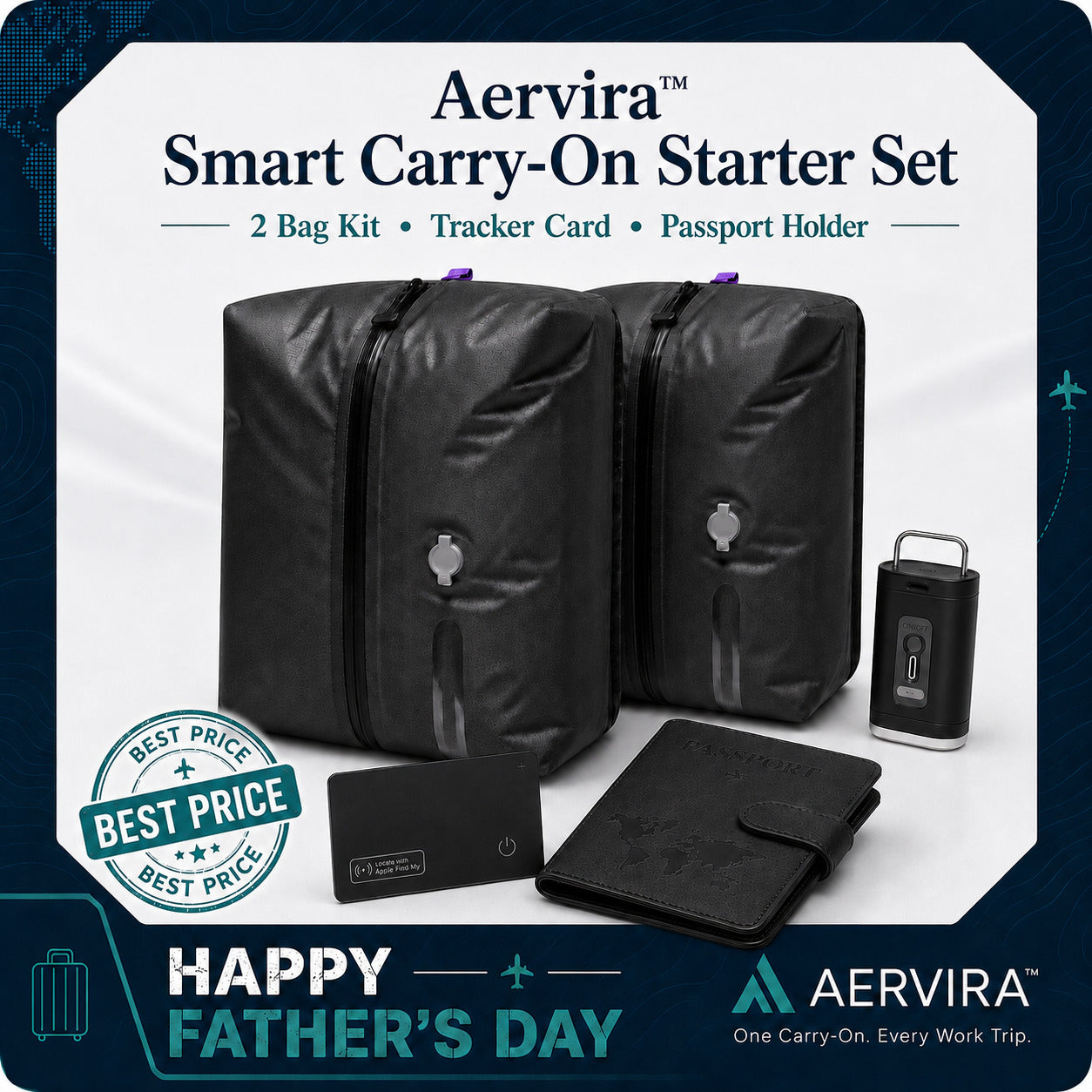 Aervira™ Smart Carry-On Starter Set