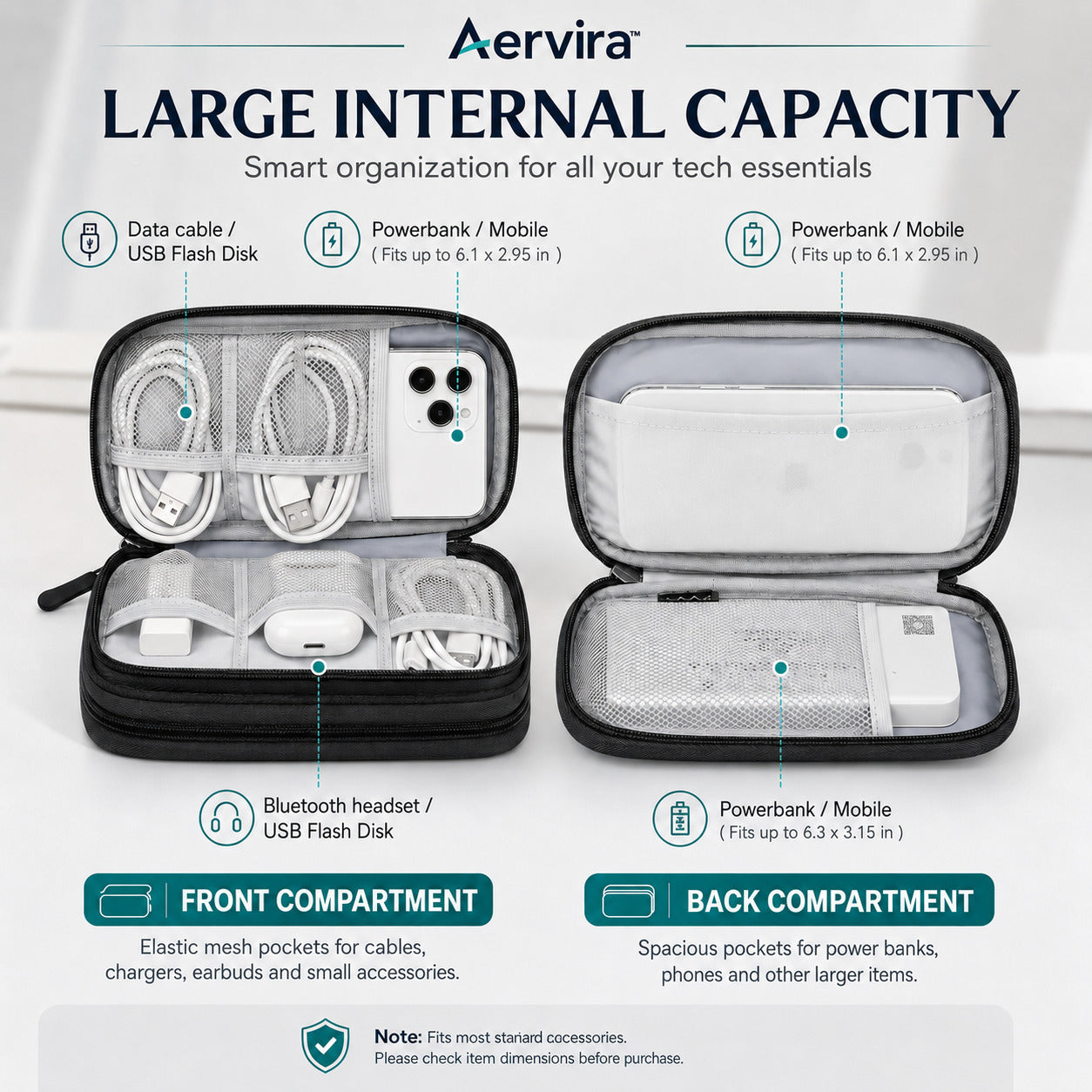 Aervira™ Tech Organizer Pouch