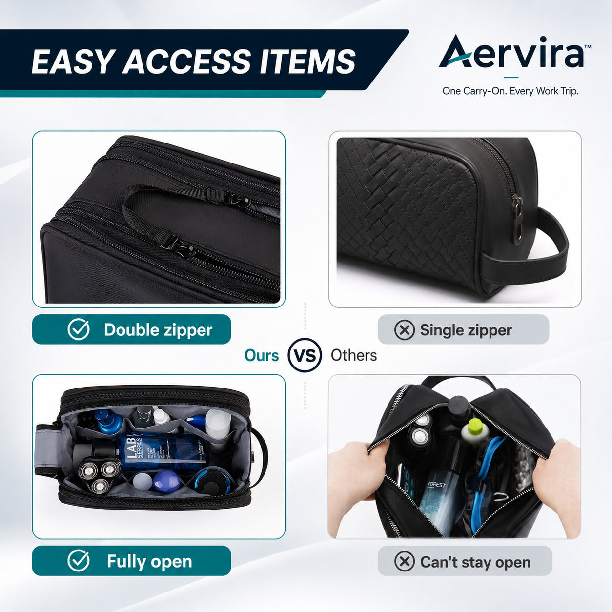 Aervira™ Toiletry Organizer