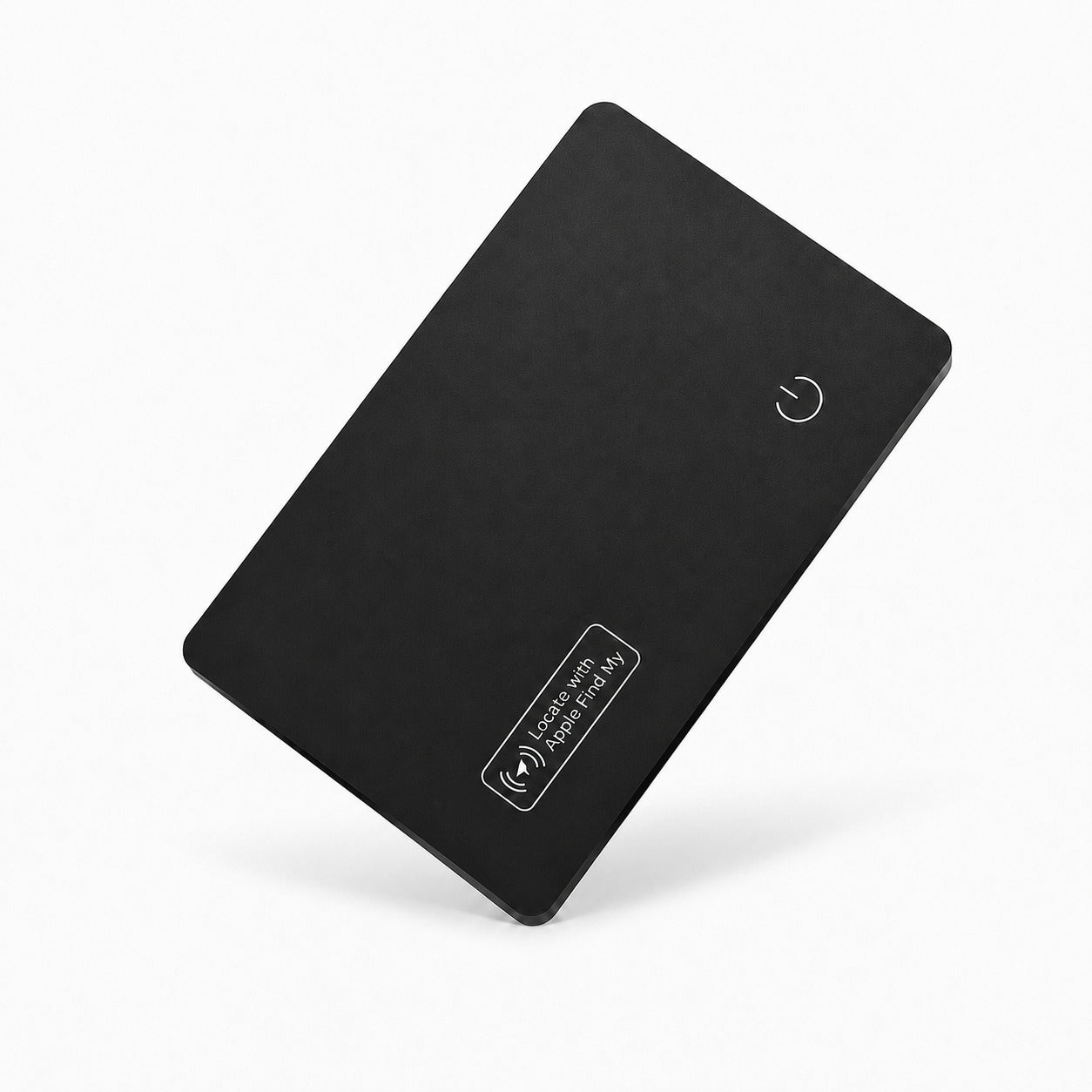 Aervira Tracker Card iOS Version shown on a white background with Aervira branding and Apple Find My compatibility label